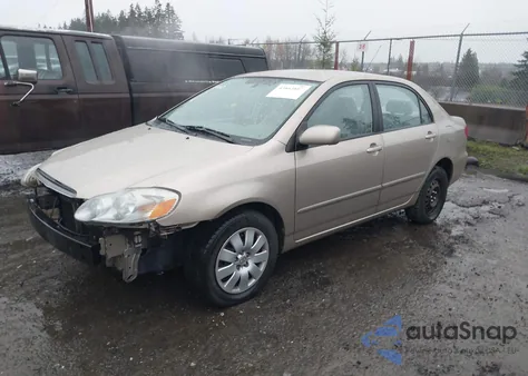2004 Toyota Corolla Le from USA, damaged, VIN 2T1BR32E34C266813